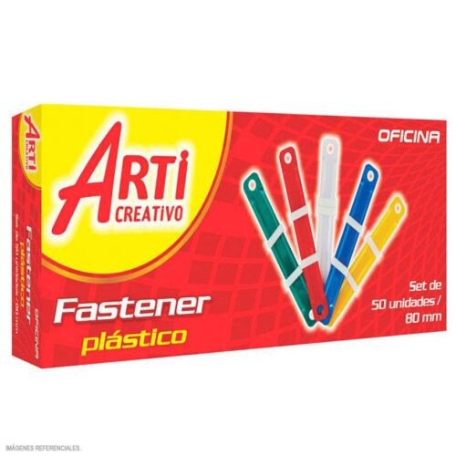 Fastener De Plástico Arti Creativo Caja X 50 Und