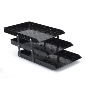 Bandeja Triple Maxcril Articulable Negro