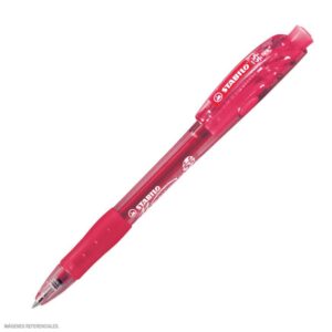 Bolígrafo Stabilo Marathon Rojo Retráctil