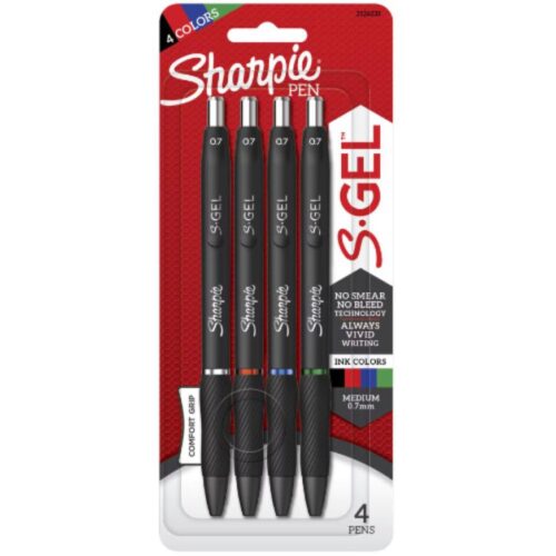 Bolígrafos Sharpie S-Gel X 4 Und
