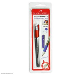Bolígrafo Faber Castell Speedx 7 Semigel Rojo X 1