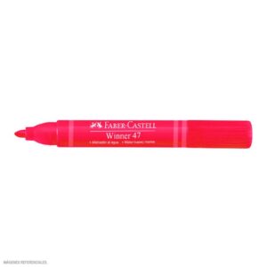Plumón Jumbo Faber Castell Winner 47 Rojo X 1 Und
