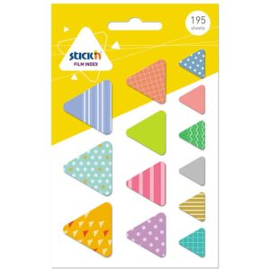 Index Tipo Banderitas Stick'N Notes Diseño Triángulo 195 Hojas