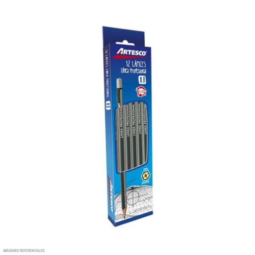 Lápiz Hb Técnico Artesco Sin Borrador Caja X 12 Und