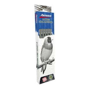 Lápiz 4B Técnico Artesco Sin Borrador Caja X 12 Und
