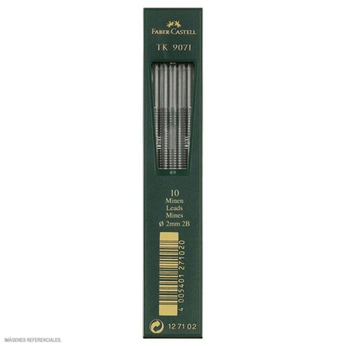 Minas 2 Mm 2B Faber Castell Estuche X 10 Und