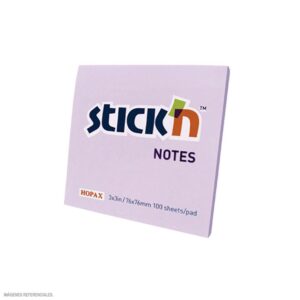 Notas Adhesivas Stick'N Notes 76 X 76 Mm Lila 100 Hojas