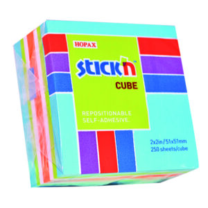 Notas Adhesivas Stick'N Notes 21535 51 X 51 Mm 250 Hojas Surtido