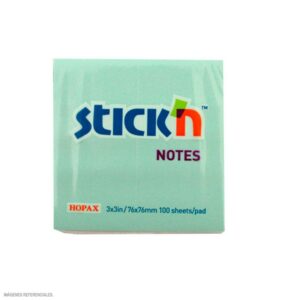 Notas Adhesivas Stick'N Notes 21150 76 X 76 Mm Verde 100 Hojas