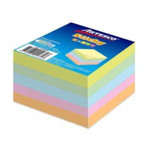 Notas Adhesivas Artesco 75 X 75 Mm Colores Pastel Multicolor 500 Hojas