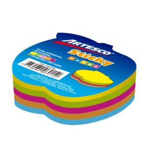 Notas Adhesivas Artesco Diseño Manzana Neón 250 Hojas