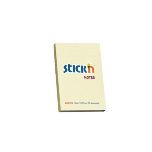 Notas Adhesivas Stick'N Notes 76 X 51 Mm Amarillo 100 Hojas