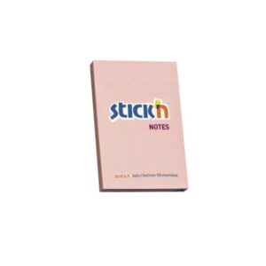 Notas Adhesivas Stick'N Notes 76 X 51 Mm Rosado 100 Hojas