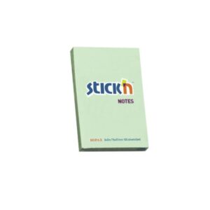 Notas Adhesivas Stick'N Notes 76 X 51 Mm Verde 100 Hojas