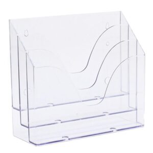 Organizador Triple Maxcril Oficio Cristal