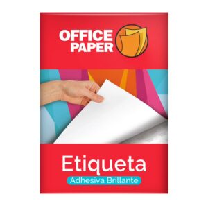 Papel Adhesivo Blanco Brillante 180 G A4 100 Hojas