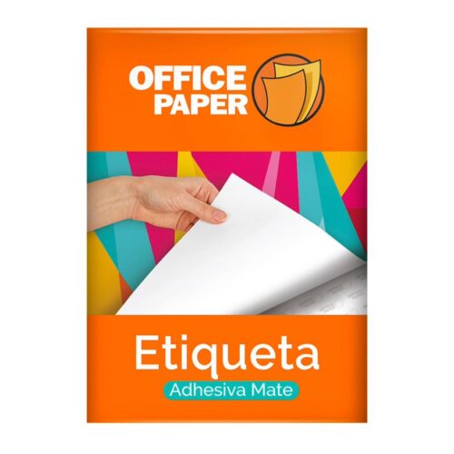 Papel Adhesivo Blanco Mate 180 G A4 100 Hojas