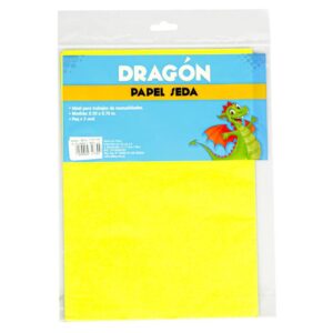 Papel Seda Amarillo Fosforescente X 3 Und