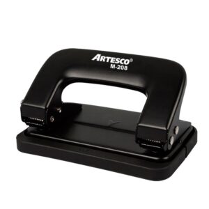 Perforador Artesco M-208 10 Hojas Negro