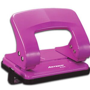 Perforador Artesco M-608 Colors 20 Hojas Rosado