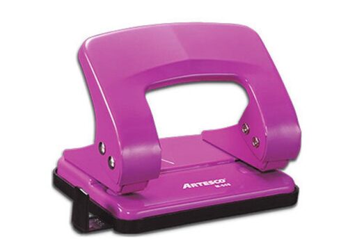 Perforador Artesco M-608 Colors 20 Hojas Rosado