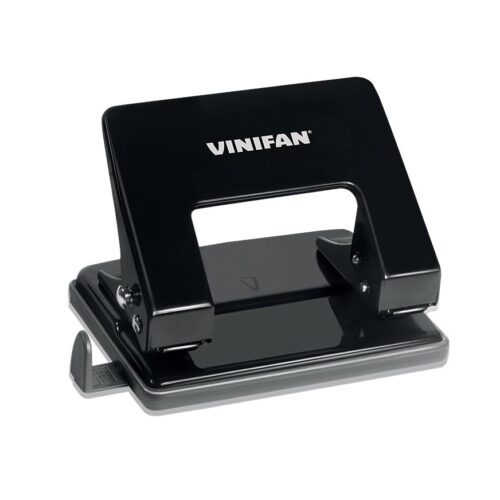 Perforador Vinifan M-H25 25 Hojas Negro