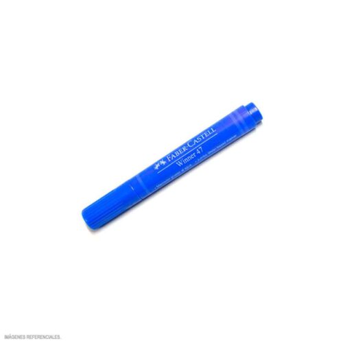 Plumón Jumbo Faber Castell Winner 47 Azul X 1 Und