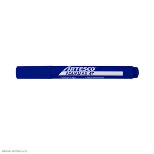 Plumón Grueso Artesco Aquamax 47 Azul X 1 Und