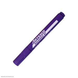 Plumón Grueso Artesco Aquamax 47 Morado X 1 Und