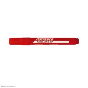 Plumón Grueso Artesco Aquamax 47 Rojo X 1 Und