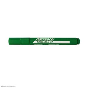 Plumón Grueso Artesco Aquamax 47 Verde X 1 Und