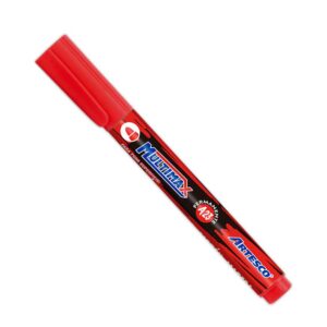 Plumón Indeleble Grueso Artesco Multimax A23 Rojo