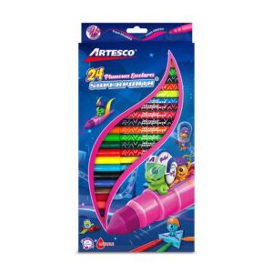 Plumón Delgado Artesco Superpunta X 24 Und