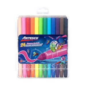 Plumon Artesco Superpunta X 24 Estuche Rigido