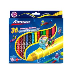 Plumón Delgado Artesco Superpunta X 36 Und