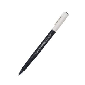 Plumón Delgado Faber Castell 499 Negro X 1 Und
