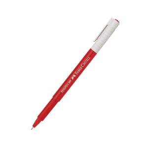Plumón Delgado Faber Castell 499 Rojo X 1 Und