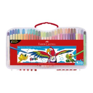 Plumón Delgado Faber Castell Fiesta 45 Estuche Rígido X 60 Und