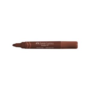 Plumón Jumbo Faber Castell 47 Marrón X 1 Und