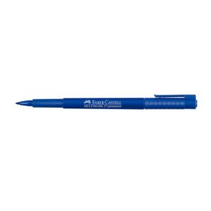 Plumón Indeleble Delgado Faber Castell Multimark 27 Azul