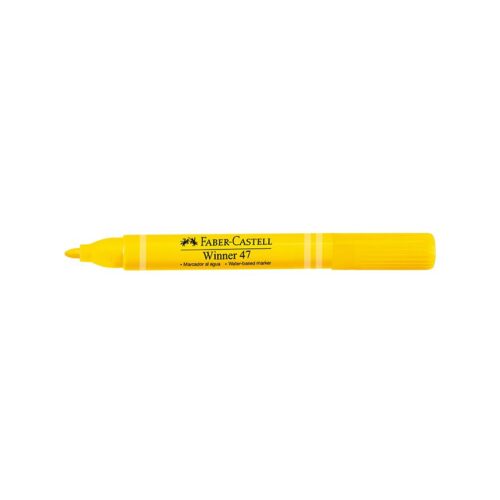 Plumón Jumbo Faber Castell Winner 47 Amarillo X 1 Und