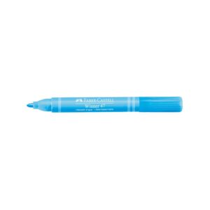 Plumón Jumbo Faber Castell Winner 47 Celeste X 1 Und