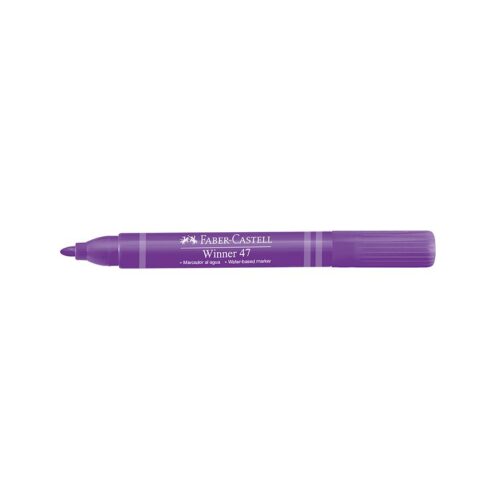 Plumón Jumbo Faber Castell Winner 47 Violeta X 1 Und