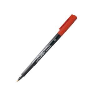 Plumón Indeleble Delgado Faber Castell 421-F Rojo