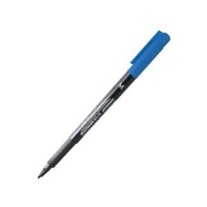 Plumón Indeleble Delgado Faber Castell Multimark 421-M Azul