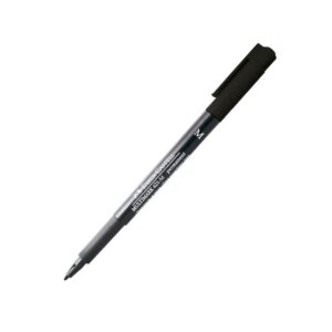 Plumón Indeleble Delgado Faber Castell Multimark 421-M Negro