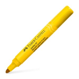 Plumón Jumbo Faber Castell 47 Amarillo X 1 Und