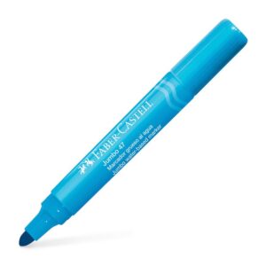 Plumón Jumbo Faber Castell 47 Celeste X 1 Und