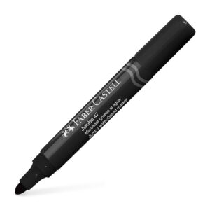 Plumón Jumbo Faber Castell 47 Negro X 1 Und