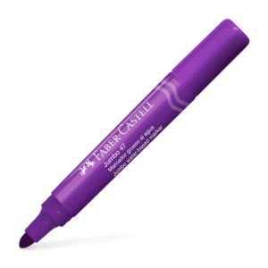 Plumón Jumbo Faber Castell 47 Violeta X 1 Und